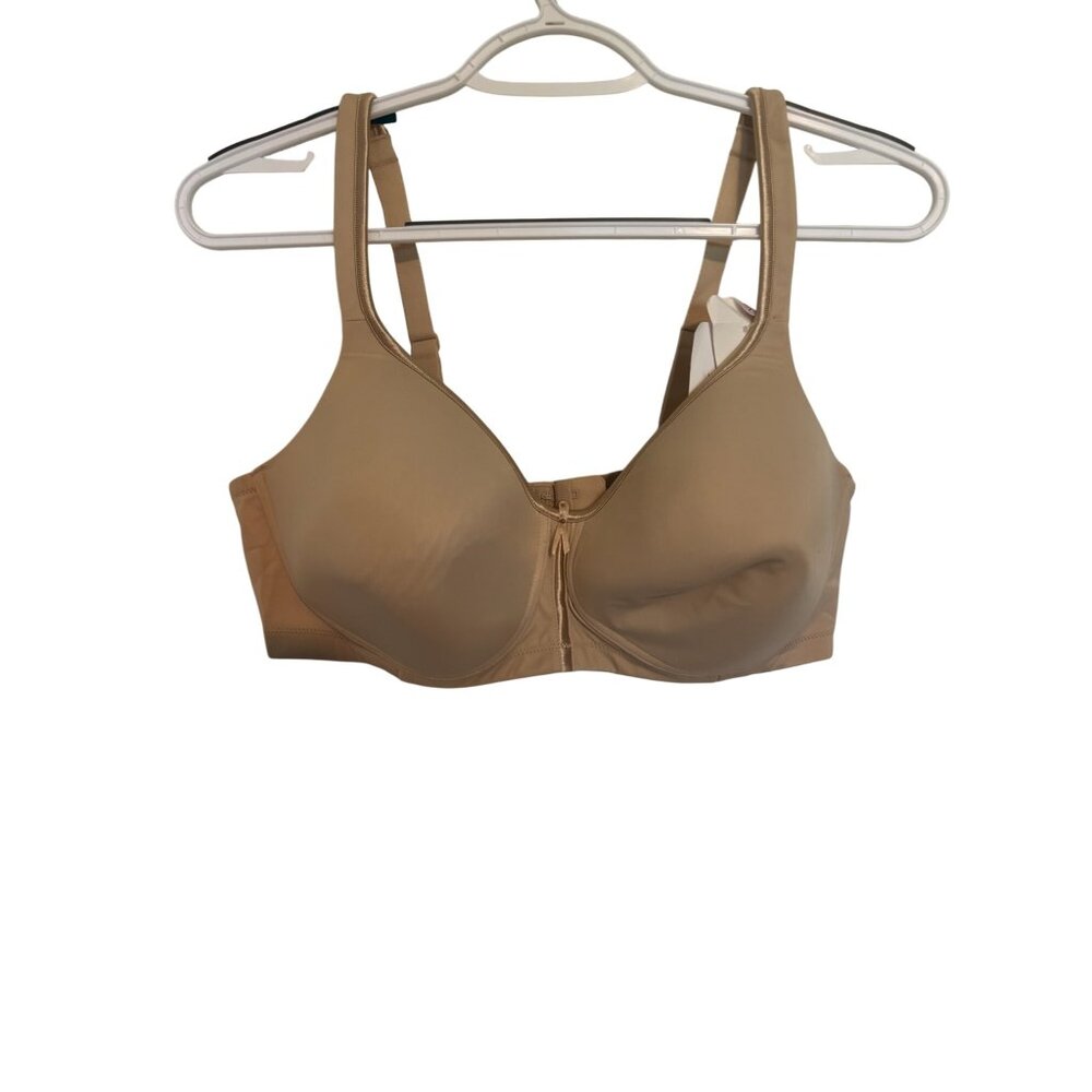 Vanity Fair Body Caress Wirefree Bra Beige Convertible Straps Sz 40 D